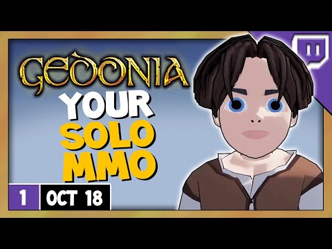 MMORPG but Single-Player | Let's Play Gedonia Gameplay stream 1