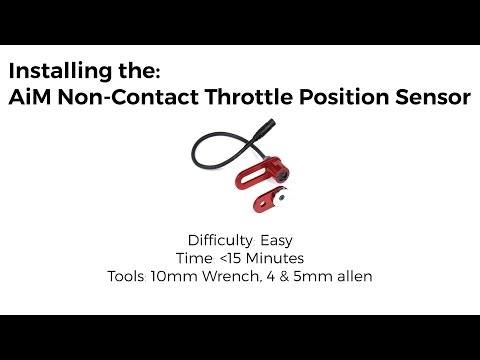 AiM MyChron 5 Throttle Position Sensor Installation