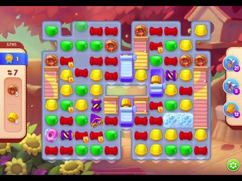 HomeScapes Level 5795 no boosters (14 moves)