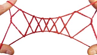 String Tricks! How To Do A 6 Diamond Jacob's Ladder - Step By Step