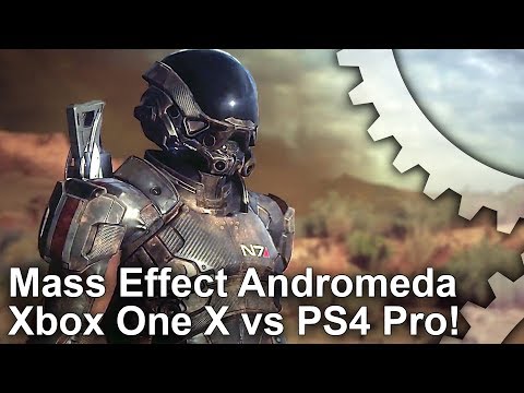 [4K] Mass Effect Andromeda: Xbox One X vs PS4 Pro - Performance Improved on X