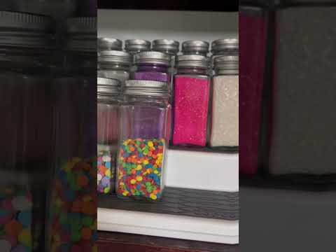 How do you organize your sprinkles for baking?