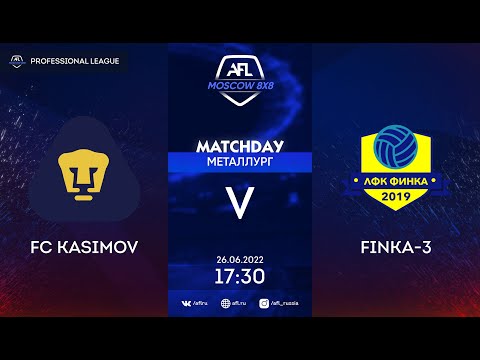 AFL22. Russia. Professional League. Day 7. FC Kasimov - Finka-3