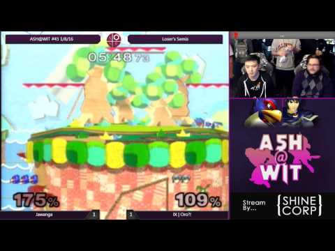 Jawanga (Falco) vs IX | Oro?! (Marth) - ASH@WIT #43 Melee Loser's Semis