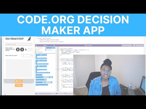 CODE.ORG CSP DECISION MAKER APP (Unit 4 Lesson 13)