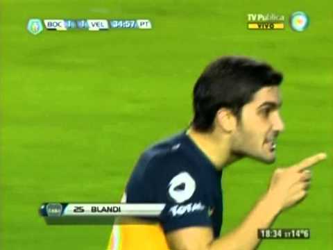 Gol de Blandi (Boca 1 Vélez 1) Final 2013
