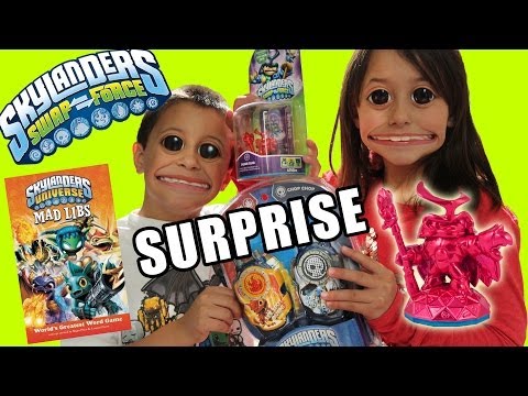 Skylanders Swap Force Surprise! Love - Dune Bug, Walkie Talkies & Mad Libs (Skylander Dad back Home)