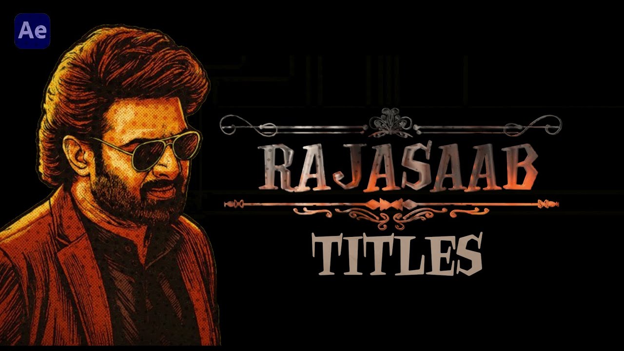 The RajaSaab – Teaser Titles After Effects Template