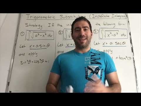 Trigonometric Substitution for Indefinite Integrals