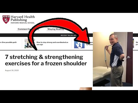 7 BEST Frozen Shoulder Exercises at Home - Harvard Medical School HHP