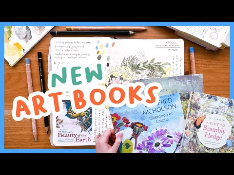 Inspired by William Morris ✨Sketchbook Process & Art Book Haul!
