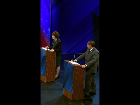 Heckler interrupts the final Maine Senate debate