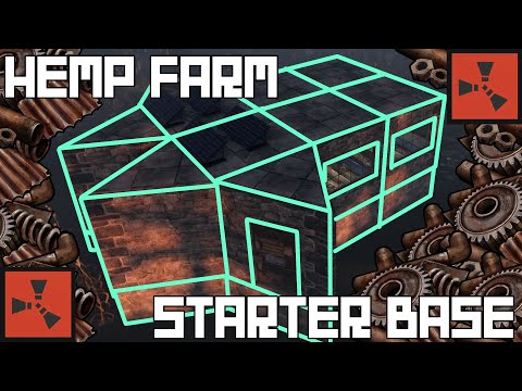 Steam Community :: Video :: Rust - Hemp Farm Starter Base - Easy Scrap!