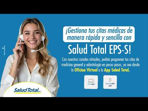 ¡Solicita tus citas médicas virtualmente! | Salud Total EPS-S