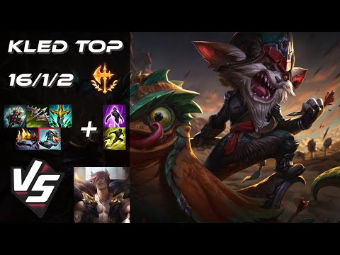 TOP Kled vs Sett - NA Grandmaster Patch 25.23