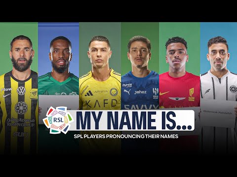 All Roshn Saudi League players pronounce their names in full 📹