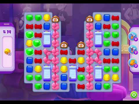 HomeScapes Level 4688 no boosters (14 moves)