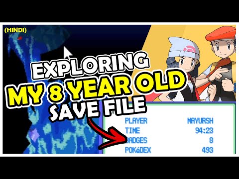 EXPLORING MY 8 YEAR OLD POKEMON DIAMOND SAVE FILE|ALL 493 POKEMON CAUGHT|COMPLETE POKDEX(HINDI)