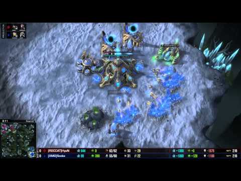 Hyun vs Socke G1 - Go4Sc2 Monthly Finals