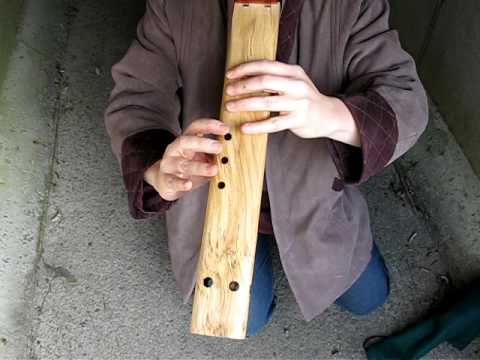 Song to Autumn's End: Kuzin Bruce Spalted Poplar Em Drone Flute)