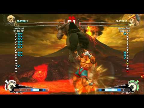 GamerBee [Adon] vs takahumi [Gouken] SSF4 Japanese Online Ranked Matches - TRUE-HD