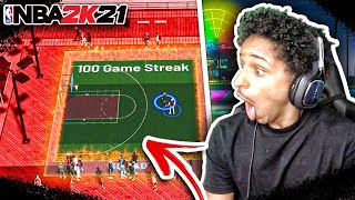 MY BIG BROTHER ENDED MY 100 GAME STREAK😡 SOMEONE GOT KNOCKED OUT 😂 NBA 2K21