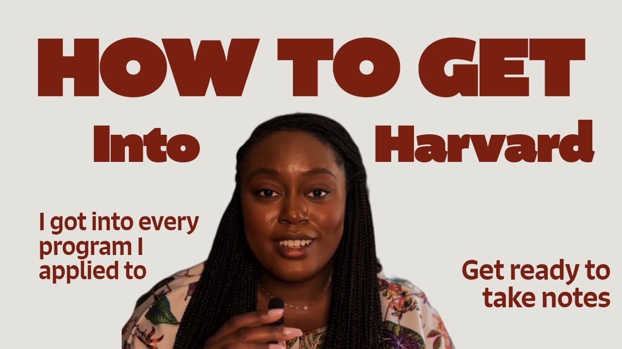 Do these 4 things before applying to Harvard (or any school)