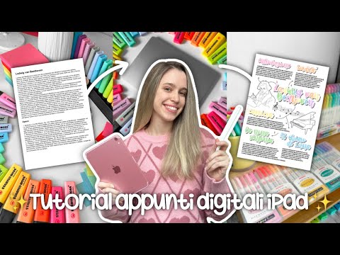 Digital note taking tutorial iPad / Android Tablet 🩷✨ (GoodNotes, KiloNotes)