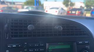 2006 Saab 9-3 AC after repair