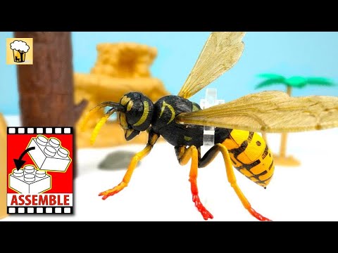 Giant Hornet 3D Puzzle Assembly Video for Kids | Creepy Bug Insect Toy HD Vlad IRL