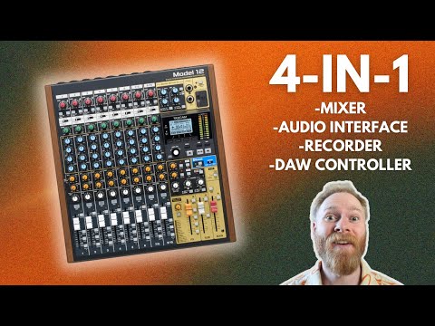 Immagine TASCAM Model 12 — Mixer / Recorder / Audio Interface / DAW Controller / MIDI / USB-C / 2026 Latest - 7