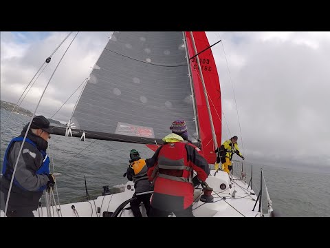 "Psycho Tiller" (JPK 1080) in Corinthian Midwinters Day 2, 2019 San Francisco Bay