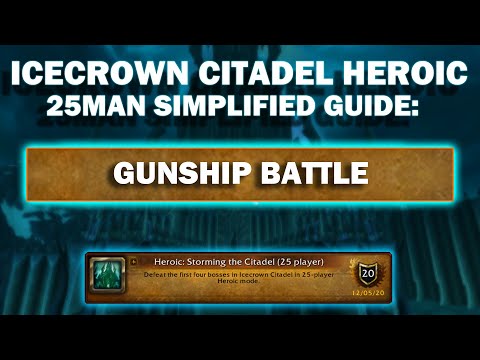 Heroic 25 man Gunship Battle - WARMANE: ICECROWN SERVER