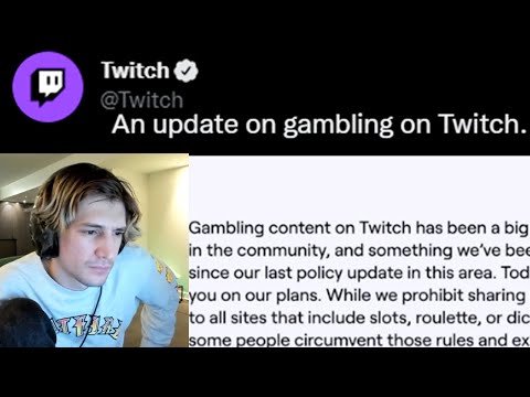 xQc Reaction to Twitch Banning Gambling