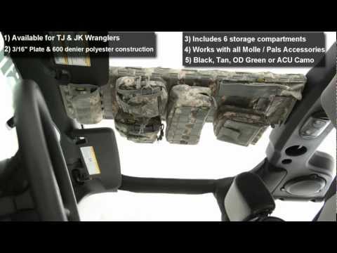 Smittybilt - GEAR Overhead Console for Jeep Wrangler
