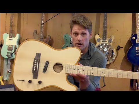 Low cost DIY acoustic telecaster build