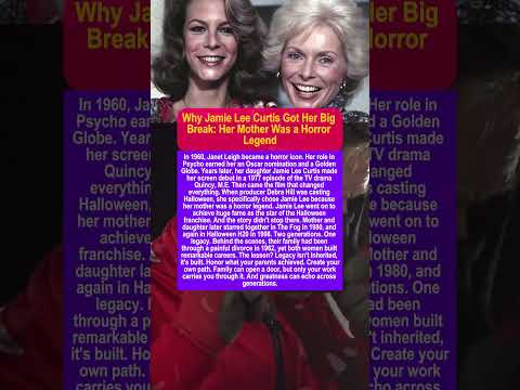 The Untold Story of Horror Royalty Janet Leigh and Jamie Lee Curtis