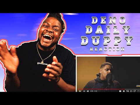 American Reacts to UK Rappers| Deno - Daily Duppy | GRM Daily Reaction