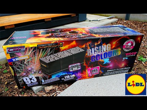 Weco Rising Colours Verbund | 54,99€ | Lidl Feuerwerk Batterie