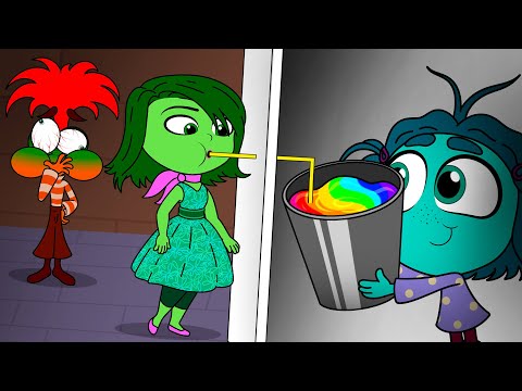 Inside out 2 Animation | Test IQ for Disguts, Anger! Help Joy recognize drinks