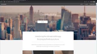 Static Site Eleventy - HTML5up Alpha | AppSeed