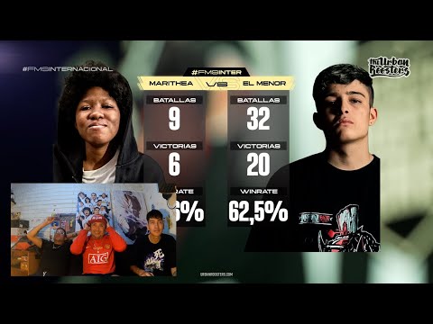 REACCION DE CHILENOS A MARITHEA VS EL MENOR I Semifinal I Gran Final FMS Internacional 2024