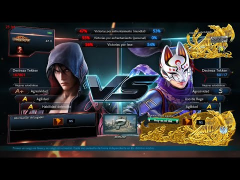 282_2 Jin ( Koki ) vs (tincho) Kunimitsu Ryona - Tekken 7 Online sin Grafica