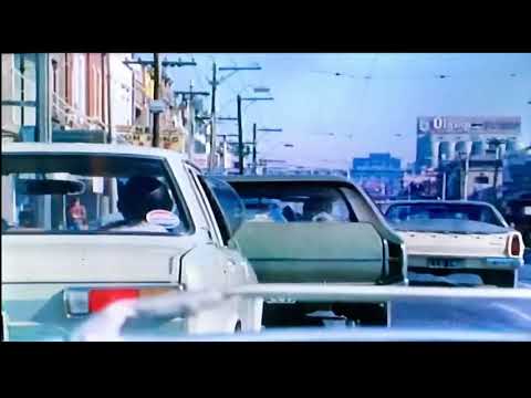 Driving up Victoria St Richmond to Victoria Pde 1974.