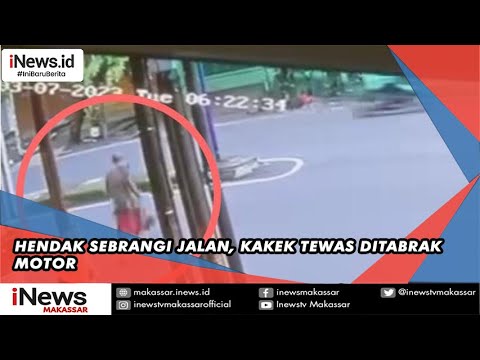 Hendak Sebrangi Jalan, Kakek Tewas Ditabrak Motor