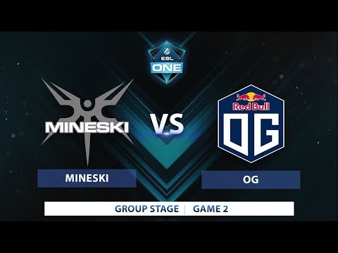 Mineski vs OG | Game 2 | ESL One Katowice 2018