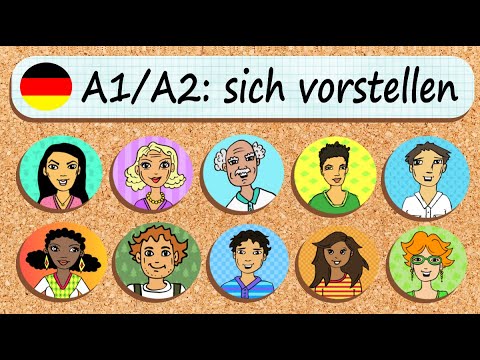 Deutschkurs A1 / A2 - sich vorstellen & kennenlernen / Wie heißt du? / Wie heißen Sie? / German