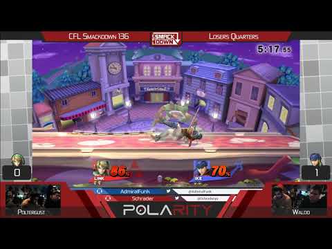 CFL Smackdown 136 WiiU - Waldo (Ike) vs Poltergust (Yoshi) - Losers Quarters