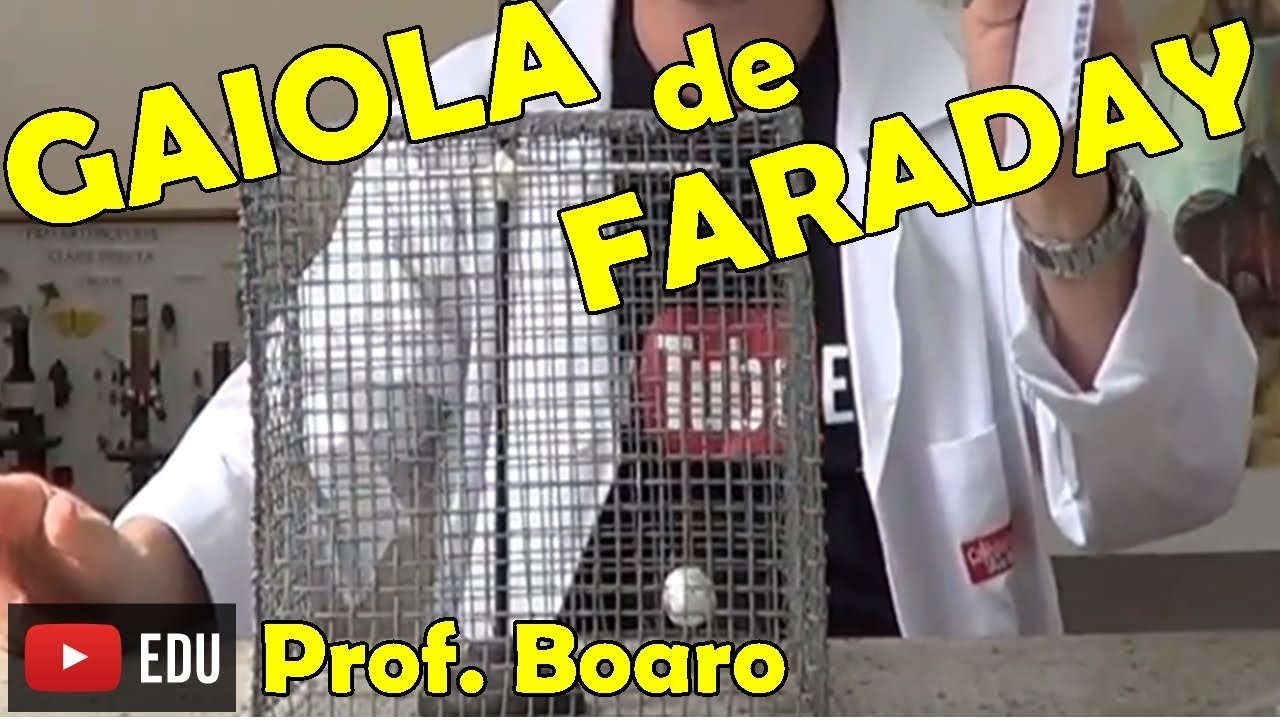 GAIOLA DE FARADAY #1 - EXPERIÊNCIA DE FÍSICA - Prof  Boaro