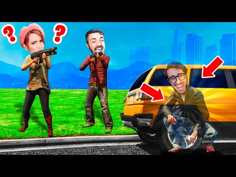 MI NASCONDO DAI VEICOLI SU GTA 5!